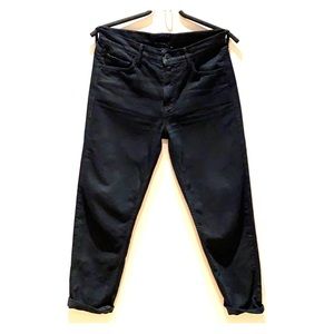 Mother “The Dropout” black denim